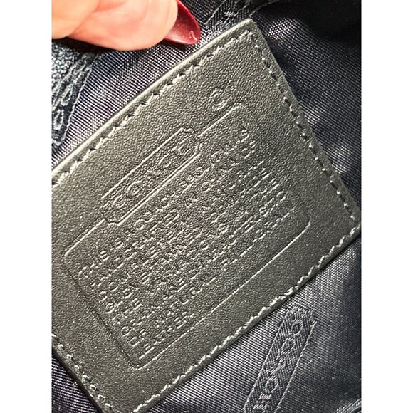 Coach Black Leather Zip Clutch Wallet With Tag - Picture 9 of 9